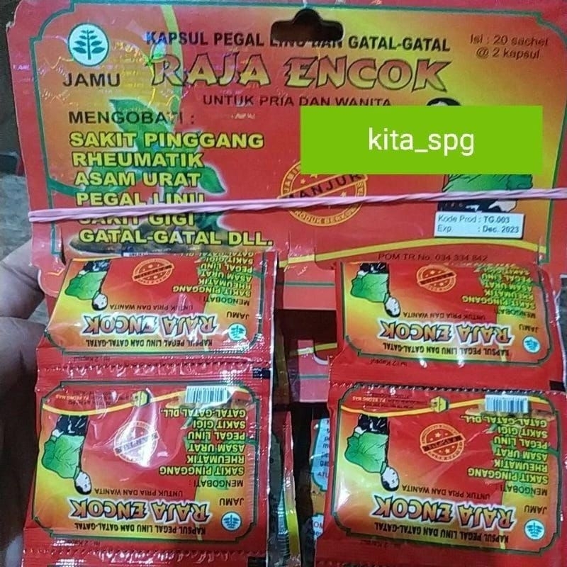 

kapsul herbal raja encok