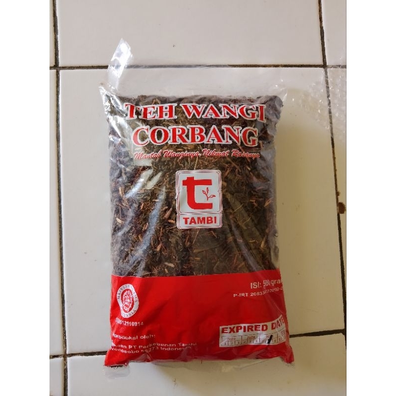 

Teh Corbang Tambi 250 gr Wangi Melati Jasmine Black Tea