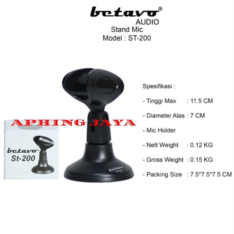 Stand Mic Meja Pendek Mini Table Stand Mic