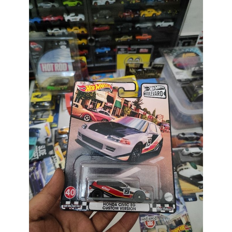 Hotwheels Honda Civic EG Custom Version Boulevard