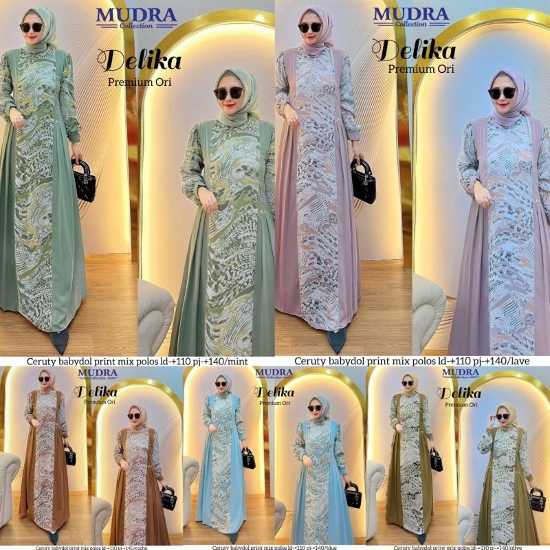 Delika Gamis ori by Mudra Hijab