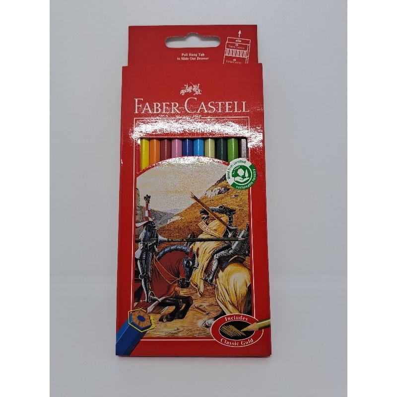 

1 SET PENSIL WARNA FABER CASTELL ISI 12 WARNA PANJANG