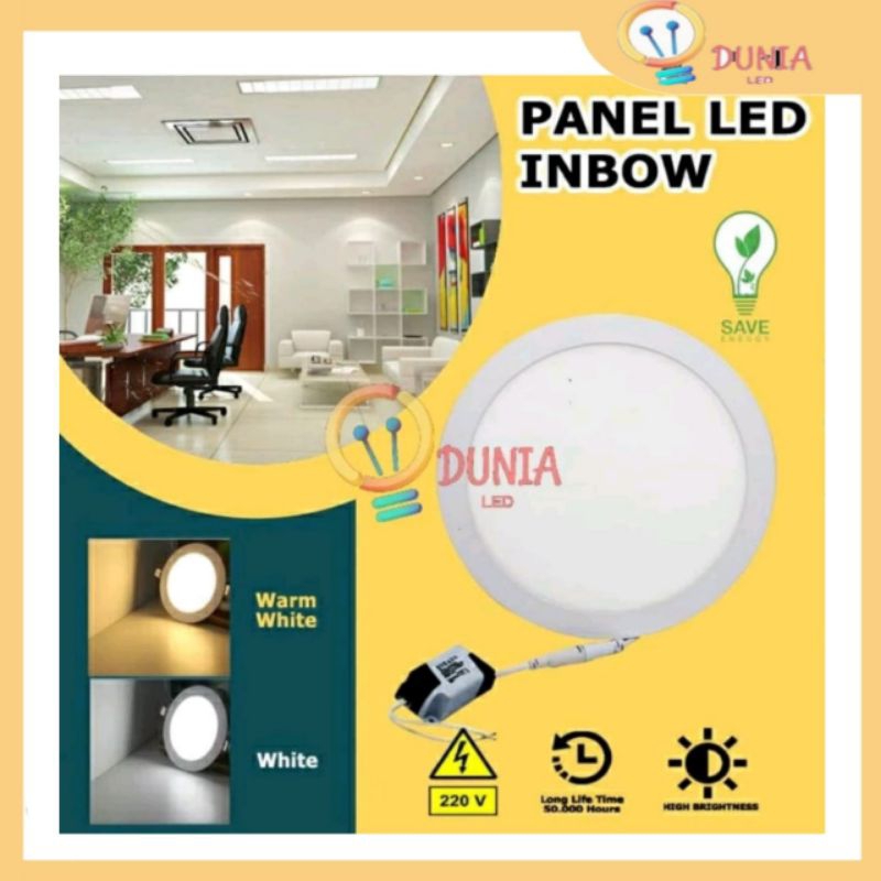Lampu Panel Down light LED Inbouw IB 3 Watt Tipis BULAT