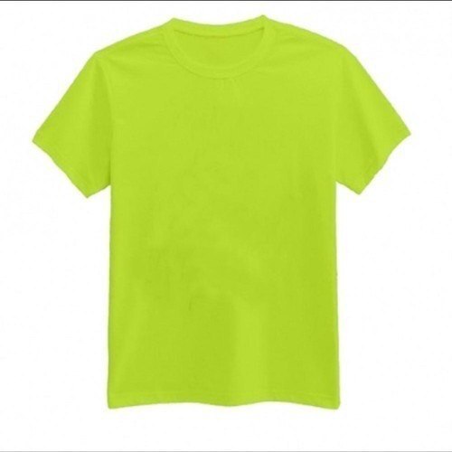 Kaos Polos Atasan Pria Wanita Oblong Pendek PE Soft || Baju Polos Pria Termurah-HIJAU STABILO XL