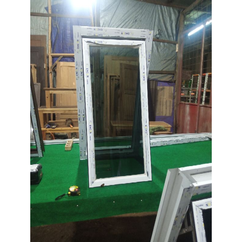 kusen jendela aluminium 120x50 putih