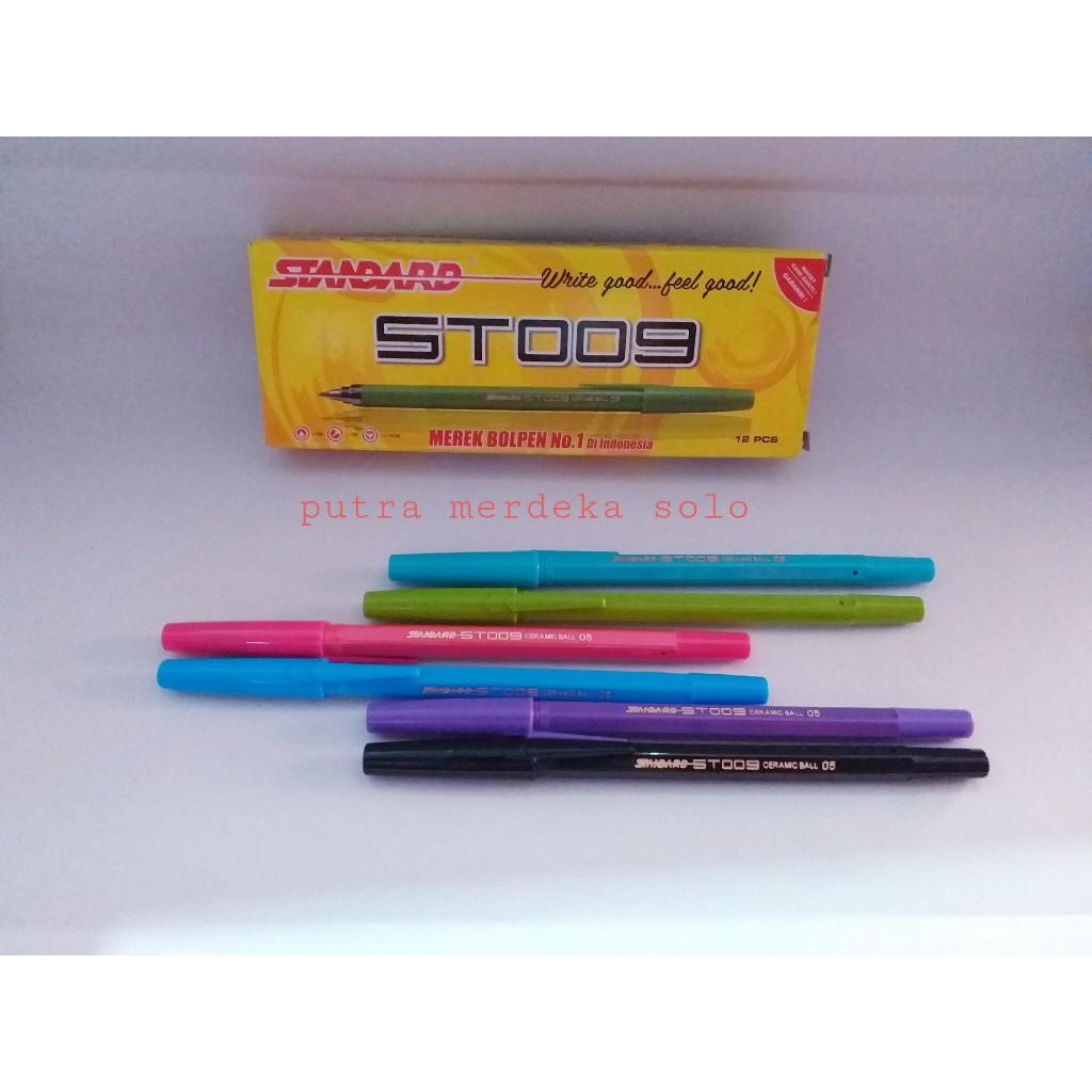 

Ballpoint, Bolpen, Pulpen Standard ST-009 Ceramic Ball