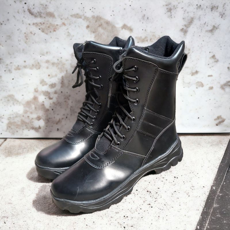 Sepatu PDL Mengkilap Sepatu Safety TNI/POLRI/Satpam