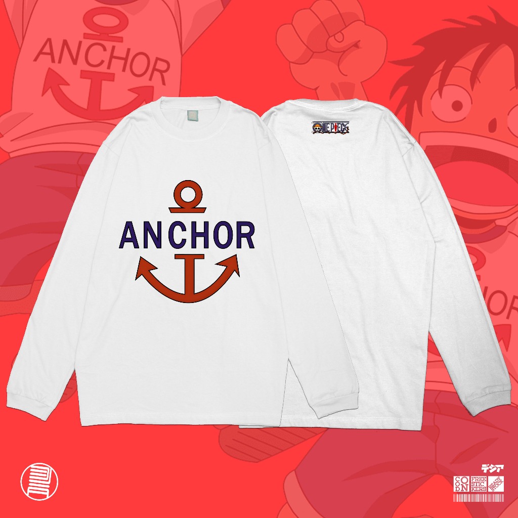 T-Shirt Longsleeve Luffy Kecil Childhood Monkey D Luffy One Piece Manga Anime Wibu Japanese Baju Jep
