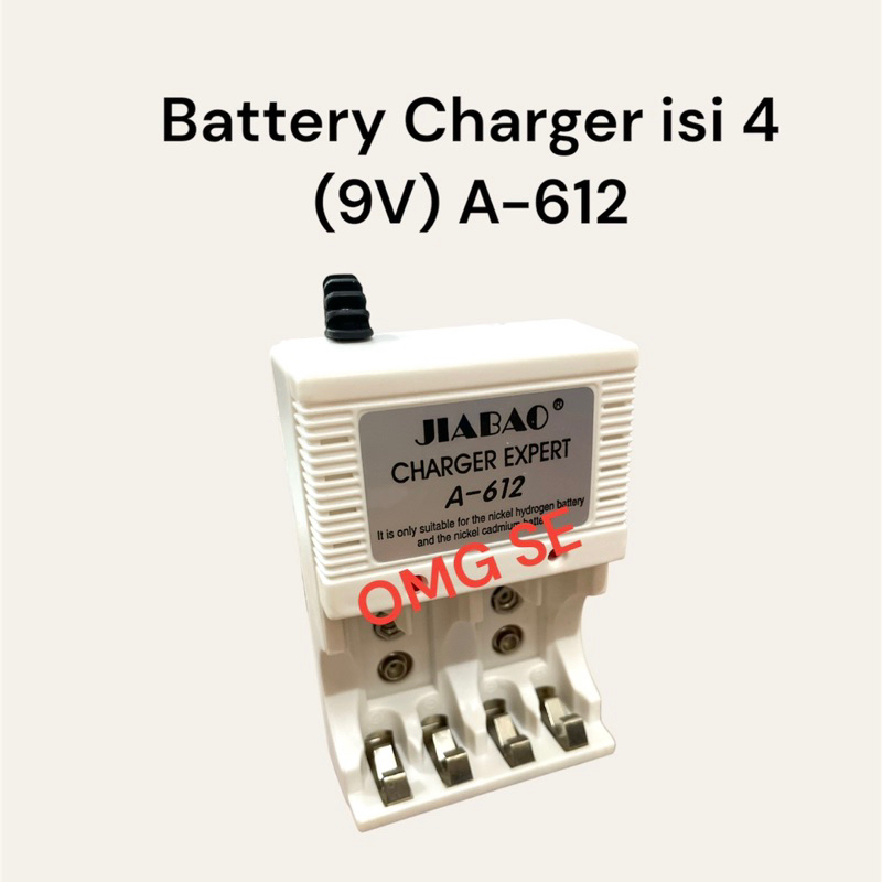 battery charger isi 4 AA 9Volt