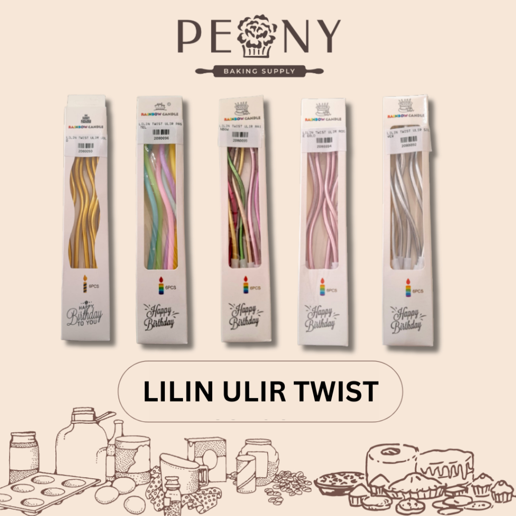 

LILIN TWIST ULIR PANJANG / LILIN SPIRAL BERBAGAI WARNA