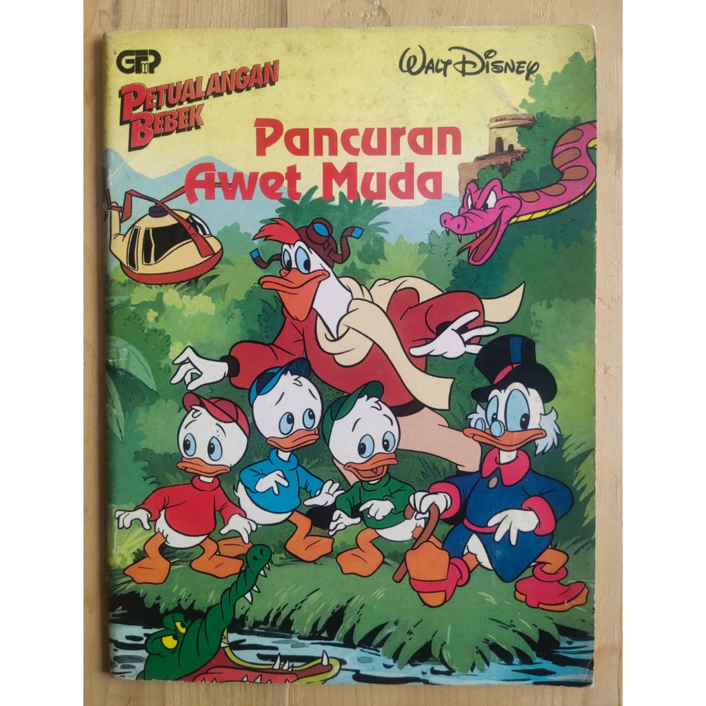 Buku Petualangan Bebek Paman Gober Walt Disney Klasik Vintage