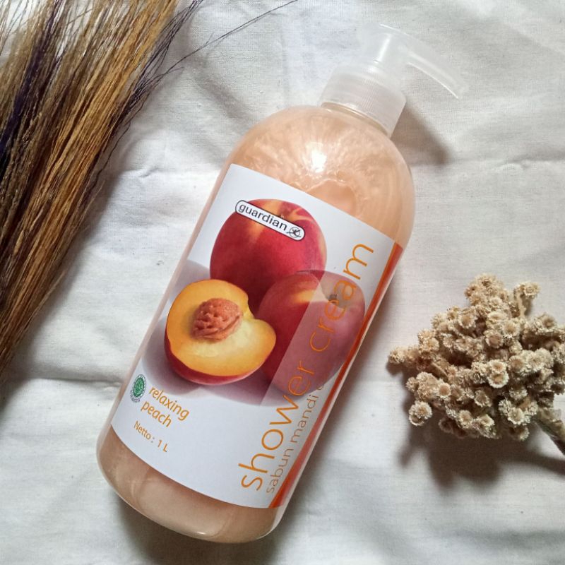 GUARDIAN Shower Cream Relaxing Peach 1 L | Sabun Mandi