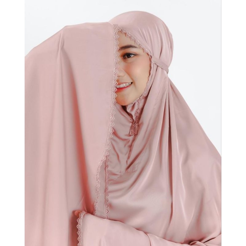 Mukena Attaya Silk Armany premium polos