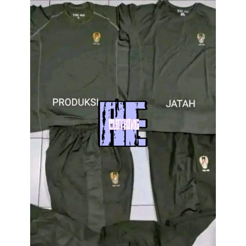Training TNI AD/tni ad Terbaru Jatah 1 stel Traning Setelan Army Bahan Berkualitas Original 100% Siz