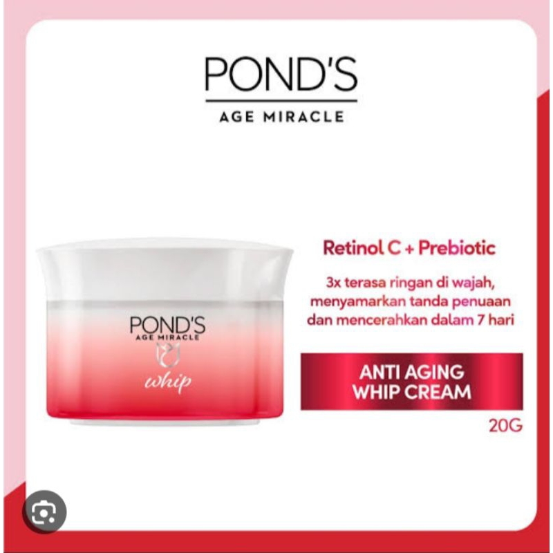 PONDS AGE MIRACLE WHIP CREAM 20gr