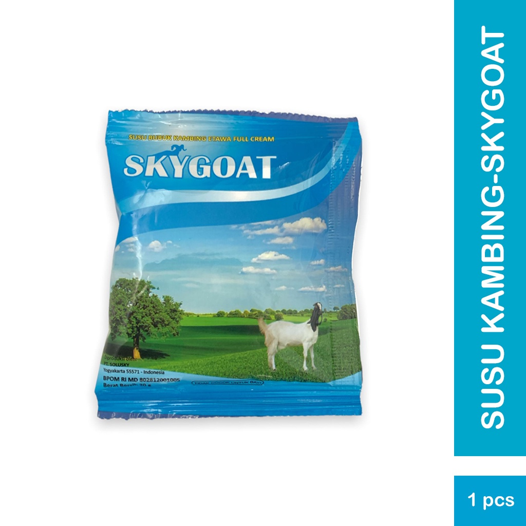 

Skygoat Susu Kambing Bubuk Plus Krim Bubuk Original - 1 sachet