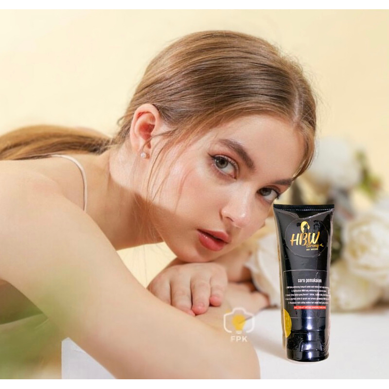 Handbody express pemutih HBW WHITENING STRONG GOLD 2x lebih cepat memutihkan hasil lebih Express