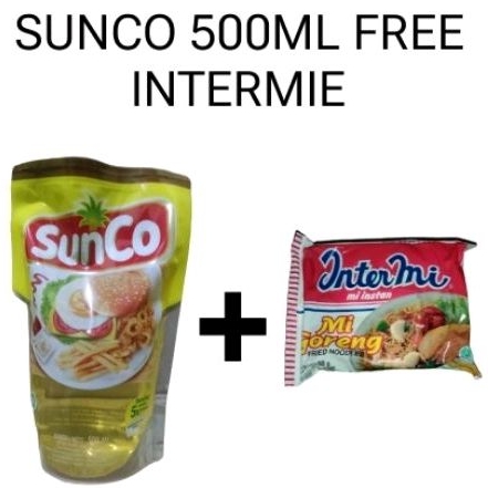 

MINYAK GORENG SUNCO 500 ML GRATIS INTERMIE