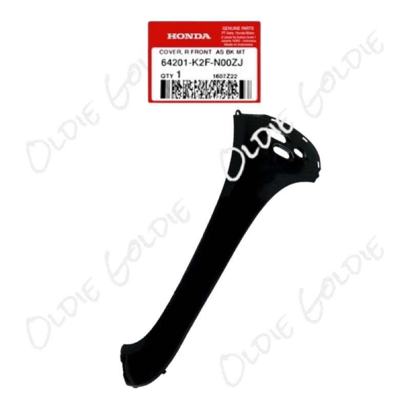 64201-K2F-N00ZJCover Sayap Kanan Scoopy eSP 2021 K2F Hitam