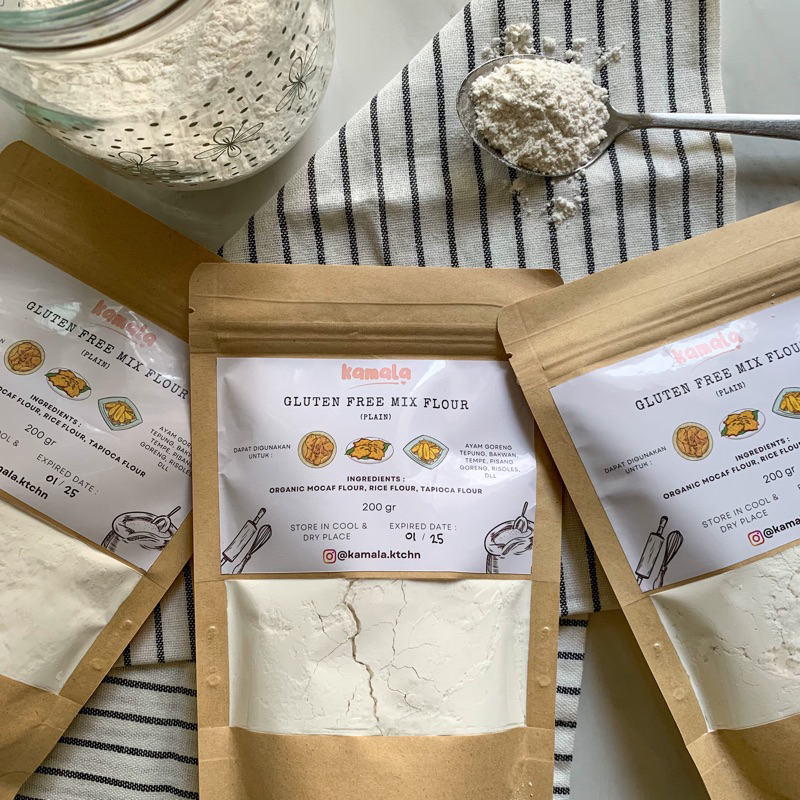 

Gluten Free Mix Flour by @kamala.ktchn - 200gr & 350gr