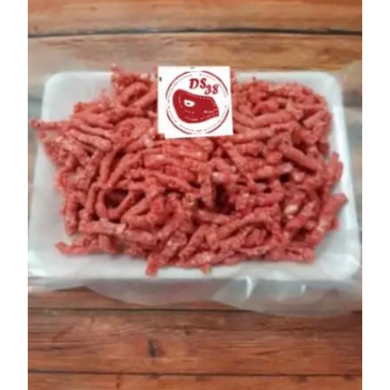 

DAGING GILING SAPI IMPORT @500GR PREMIUM LESS FAT / MINCED BEEF LESS FAT