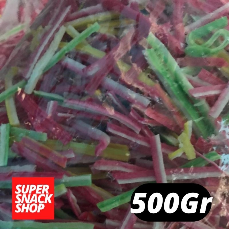 

KRUPUK / KERUPUK MENTAH / KERUPUK SEBLAK JAAT WARNA 500Gr