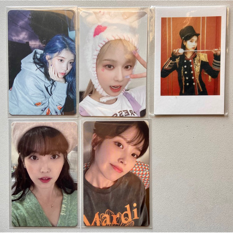 Photocard Official IU Aespa Winter