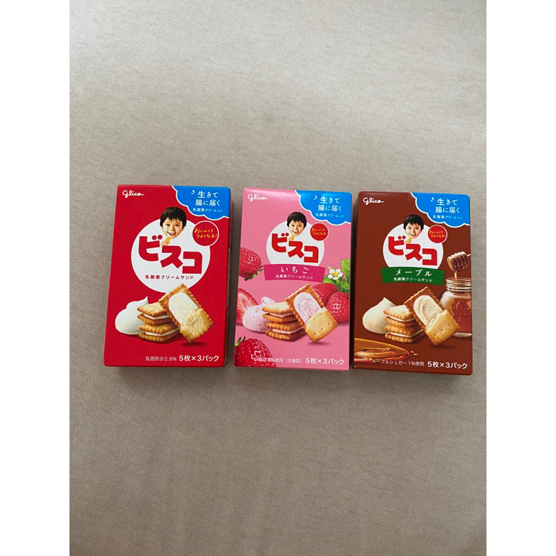 

glico bisco vanilla cream - glico biscuit jepang