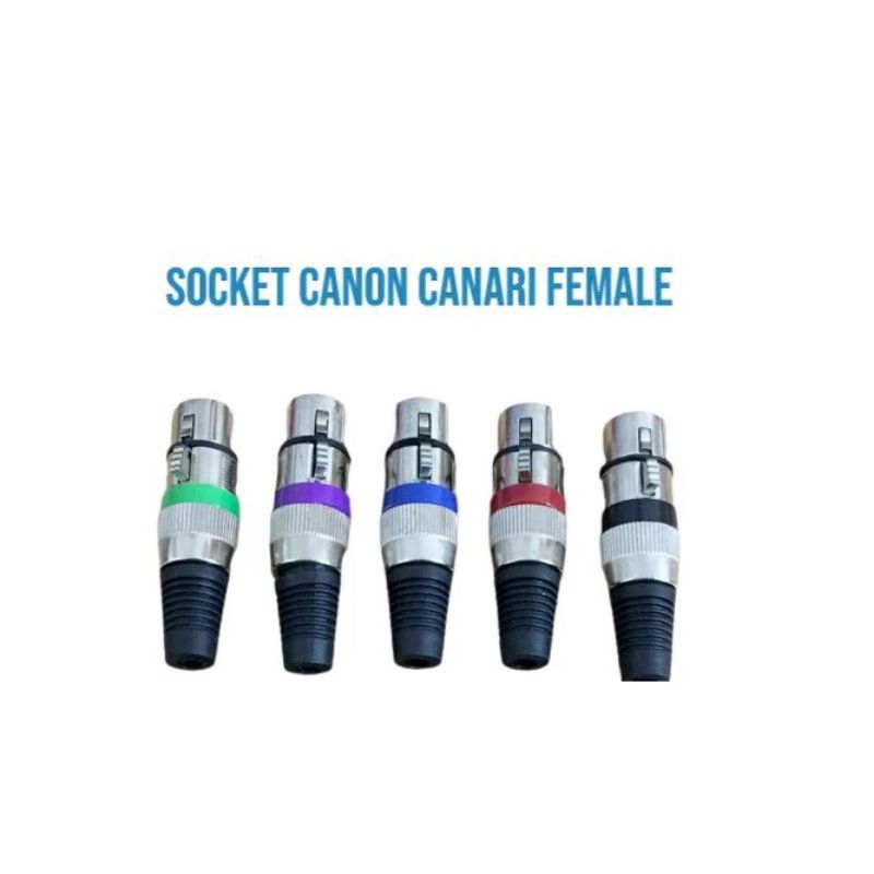 soket Canon canare Jack Canon canare jack akai mono canare
