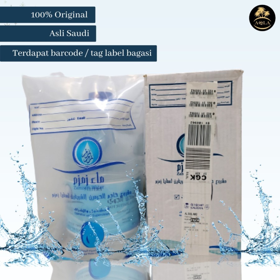 

Air zam zam barcode 5liter
