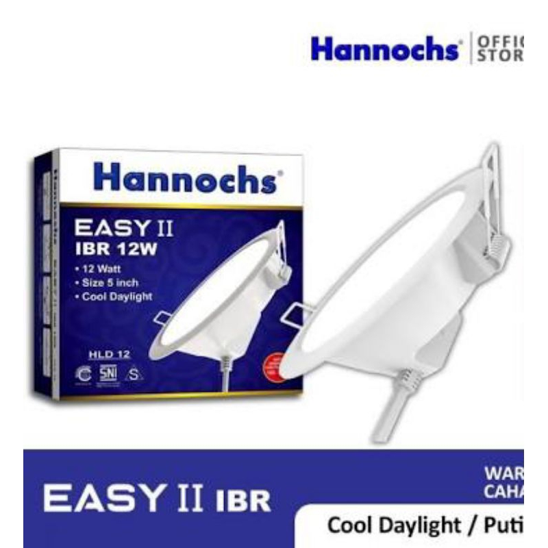 LAMPU LED PANEL 12 WATT HANNOCS