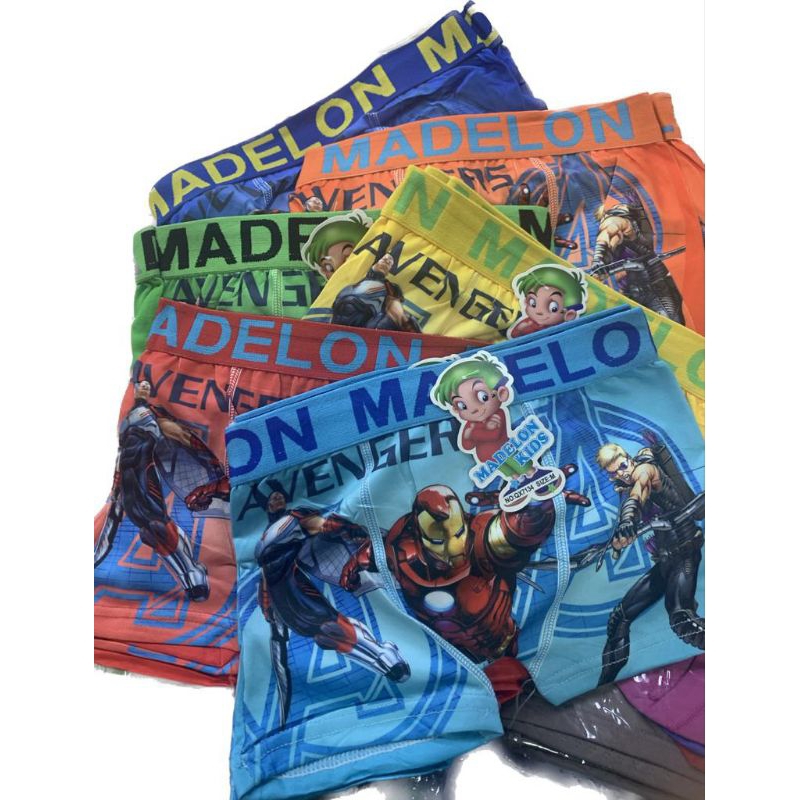 isi 6,12 Pcs. Pakaian dalam anak - anak || Boxer anak cowo Madelon kids