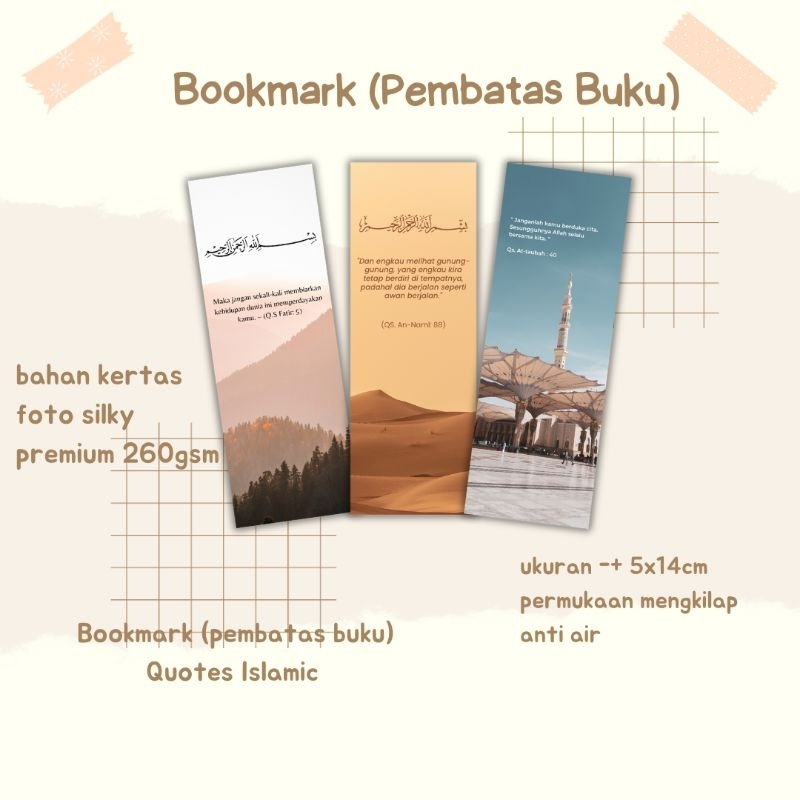 

BOOKMARK QUOTES ISLAMIC