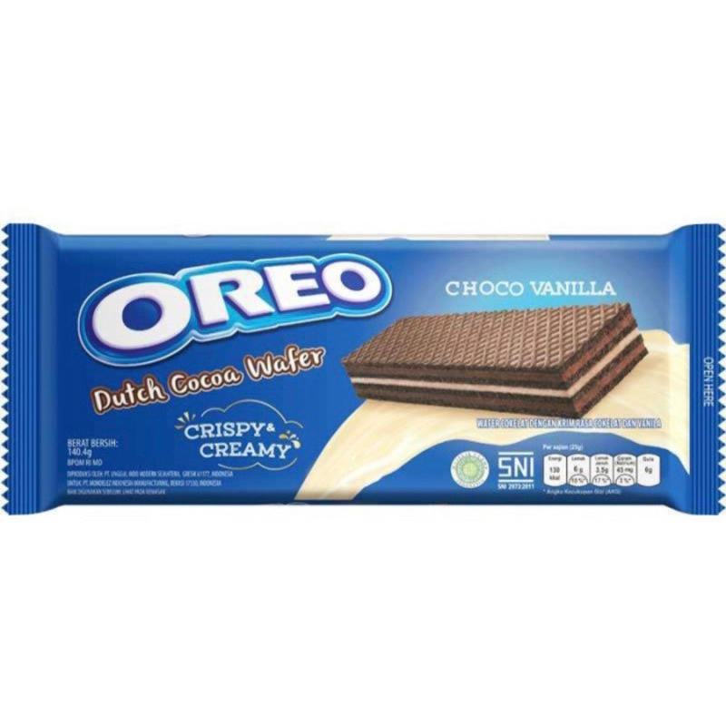 

Oreo Wafer Dutch Cocoa Choco Vanilla 140.4gram