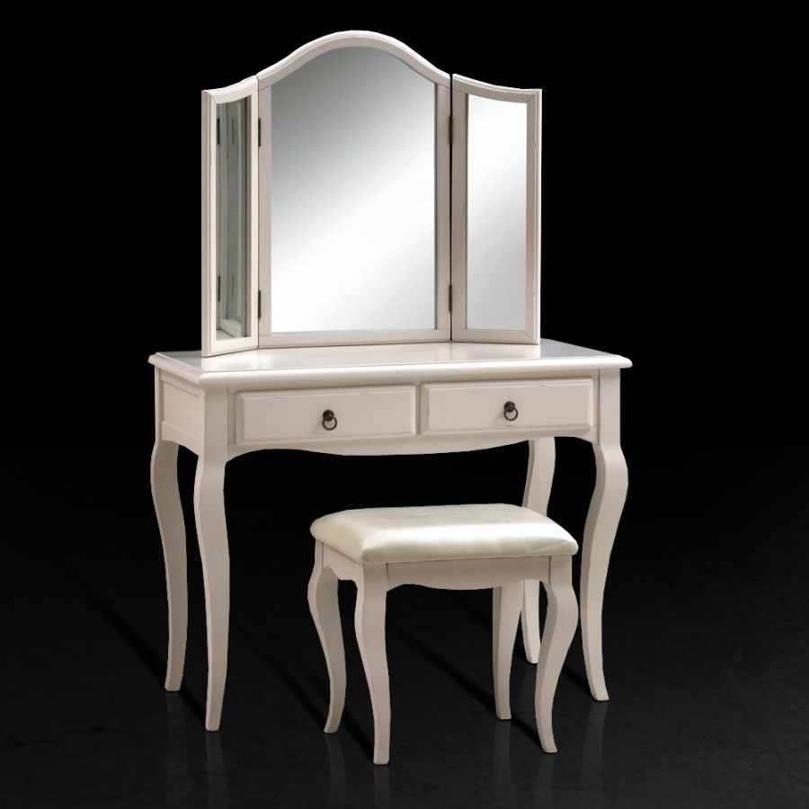 meja rias putih duco