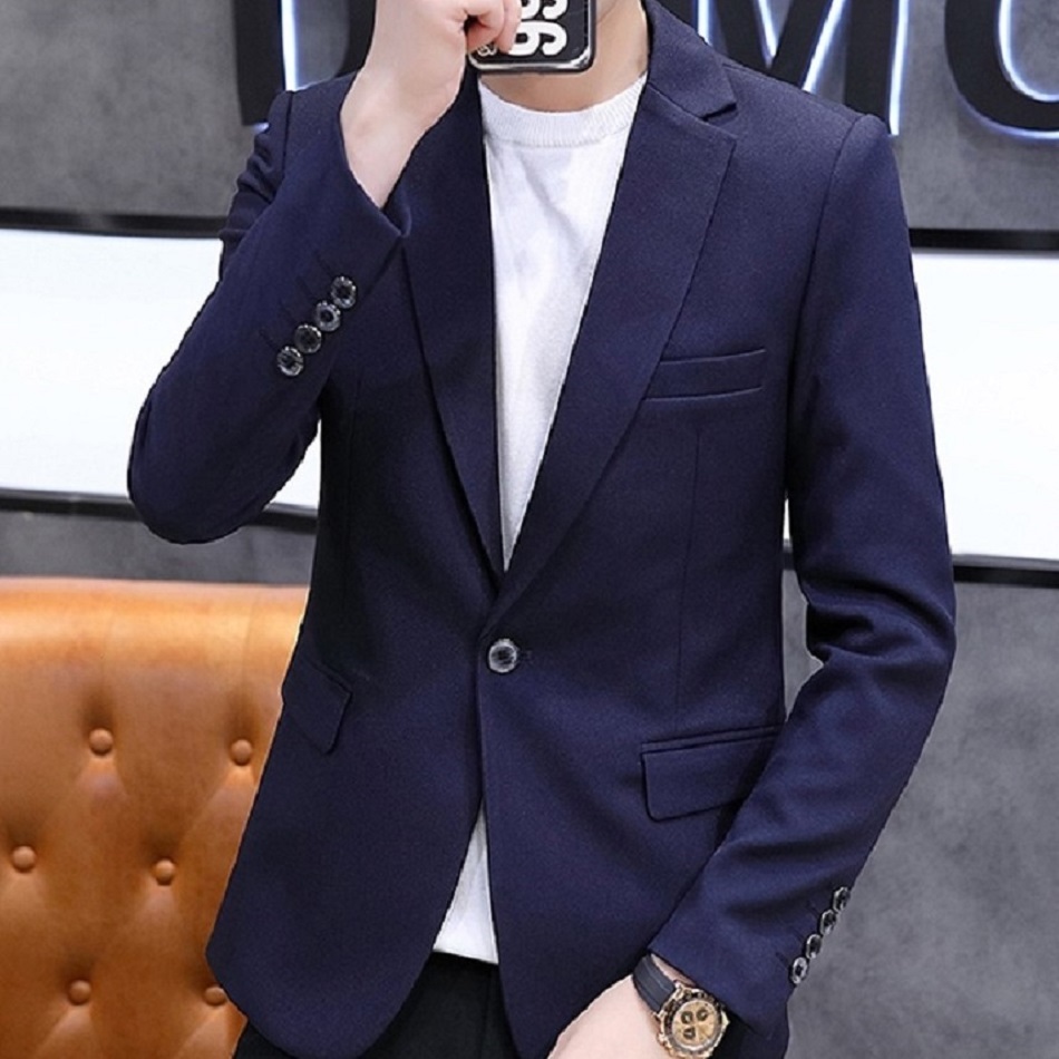 BLAZER PRIA SLIMFIT FULL NAVY NIKAYU TWIST PREMIUM ORIGINAL - JAS FORMAL PRIA WARNA BIRU DONGKER