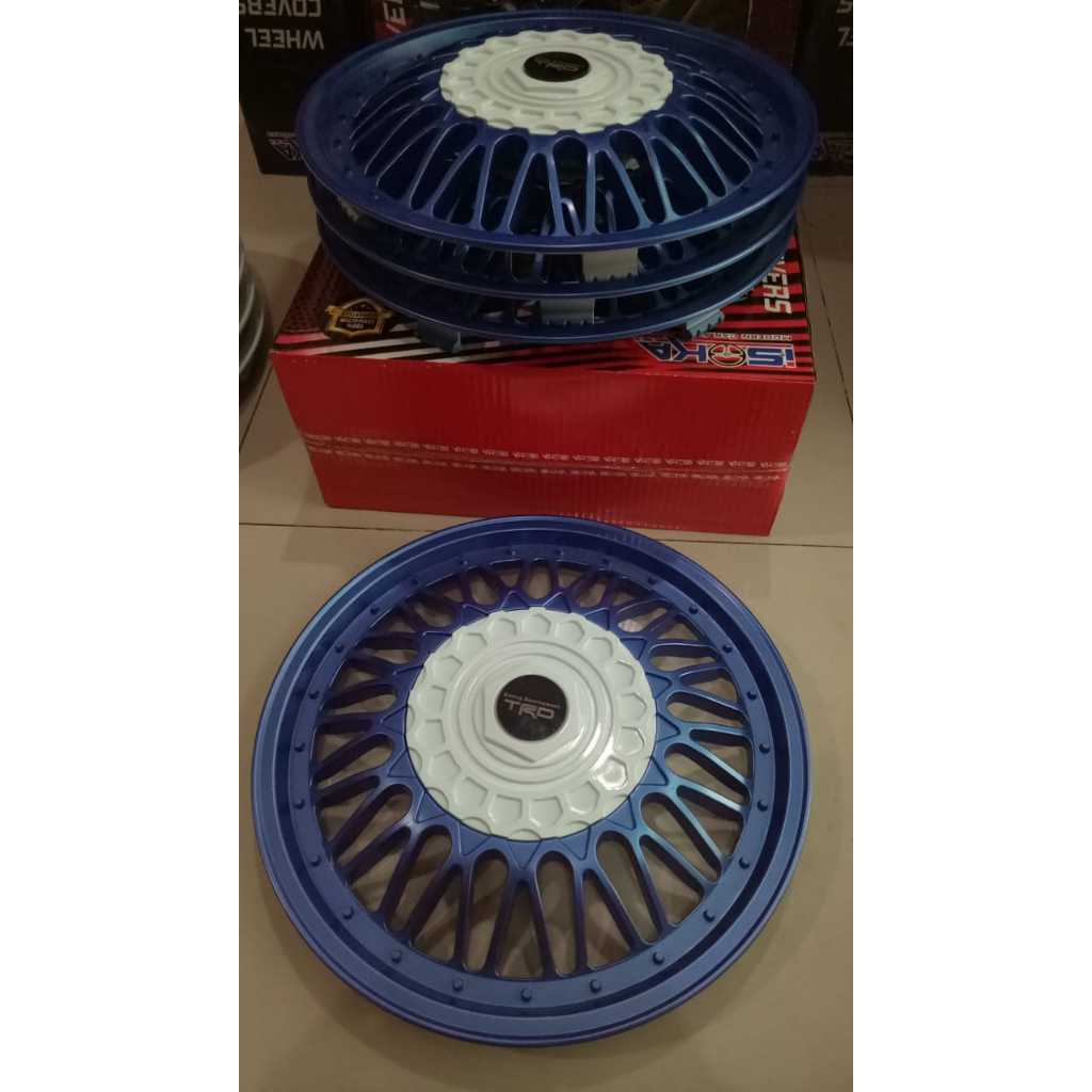 "Tutup Dop Velg Mobil Ring 14 - Dop Velg Kaleng Mobil Ring 14 - Dop Velg Mobil Ring 14 - 1 SET DOP R