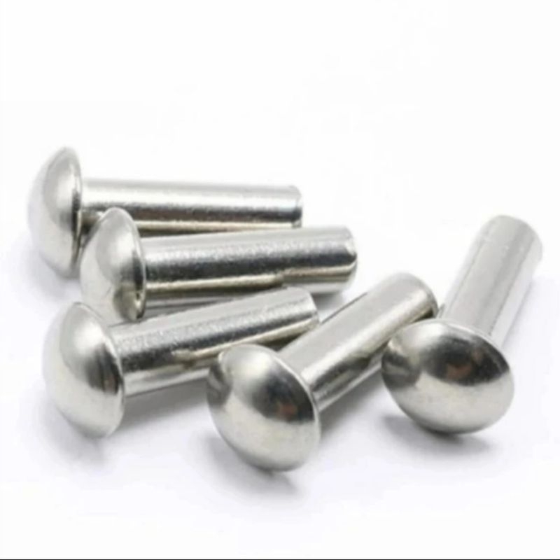 paku keling alumunium 5mm x 20mm jual per bungkus isi 100