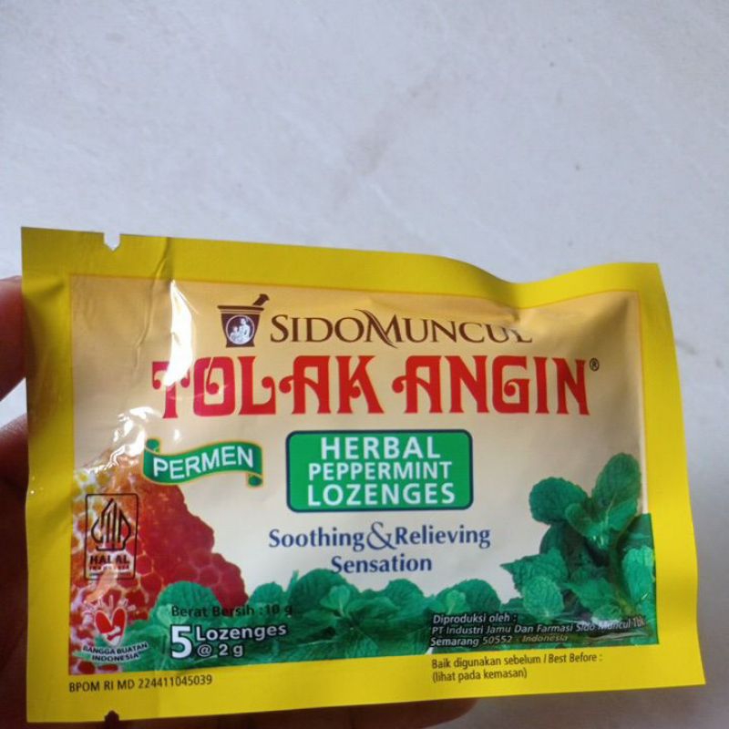 

permen tolak Angin sachet