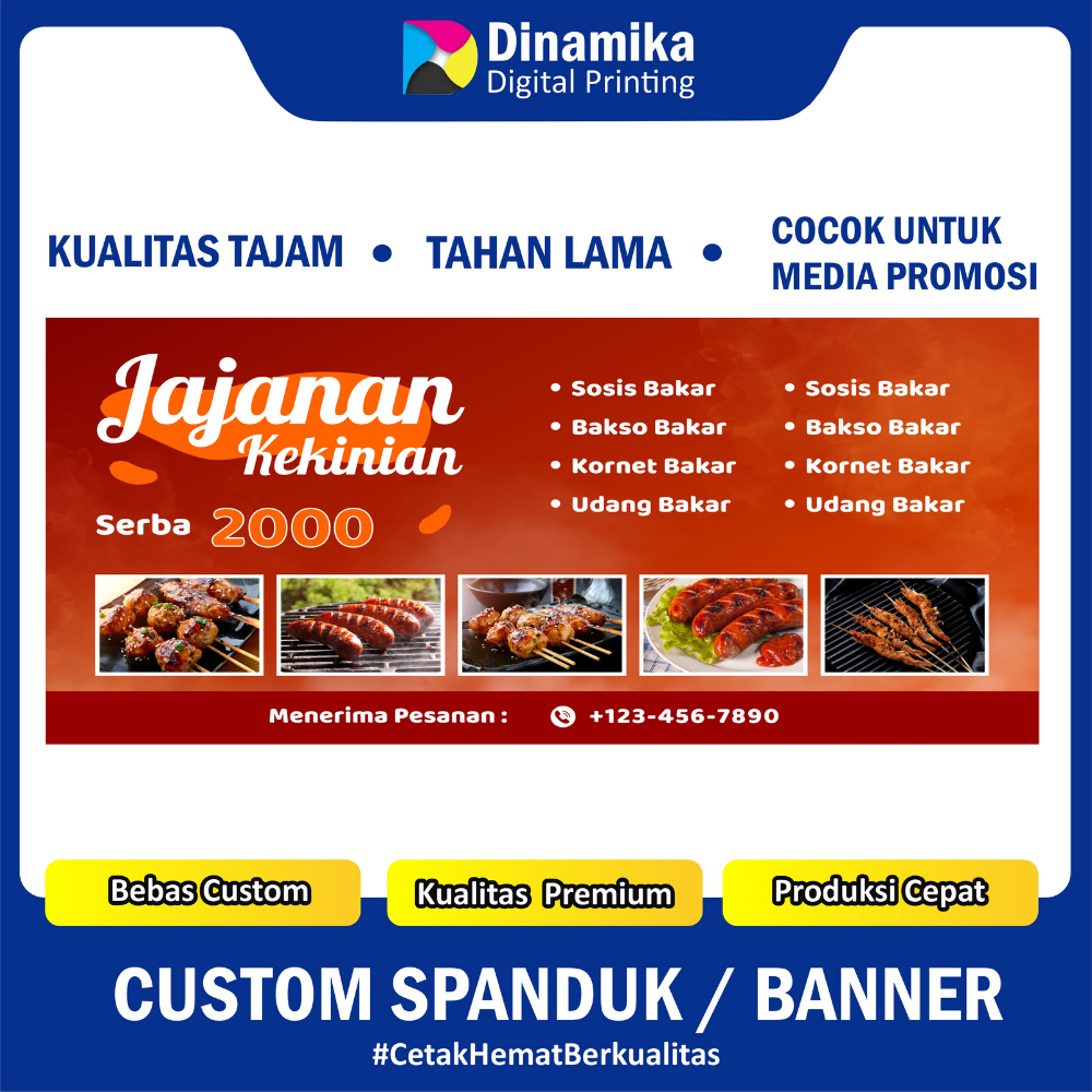 CETAK SPANDUK BANNER CUSTOM PALING MURAH 280gsm dan 440gsm