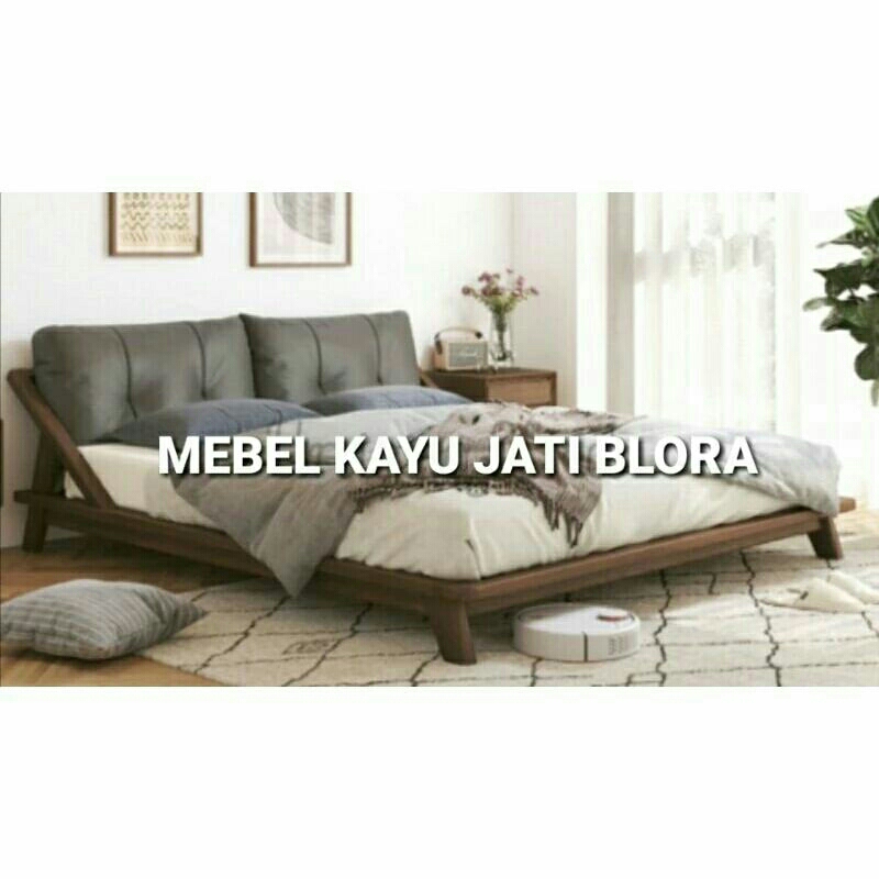 Dipan Ranjam Minimalis Full Kayu Jati