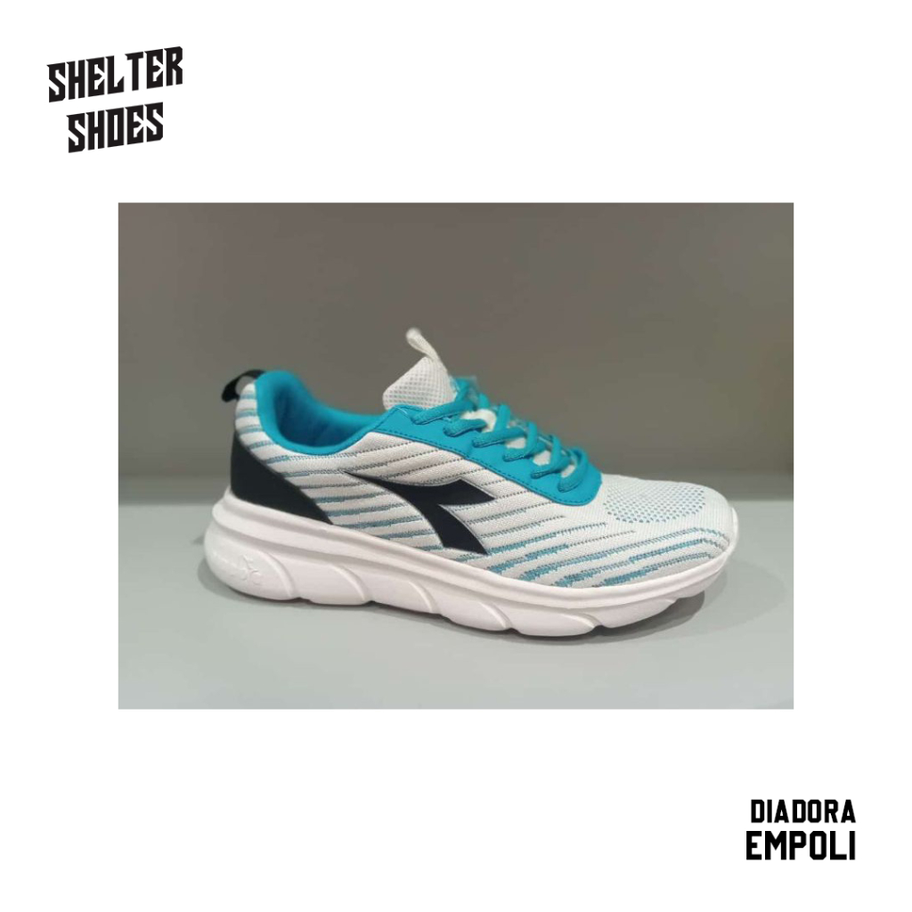 SEPATU RUNNING DIADORA EMPOLI WHITE BLUE