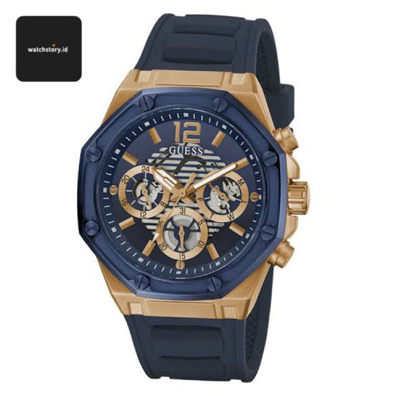 Jam Tangan Pria Guess GW0263G2 Blue Momentum