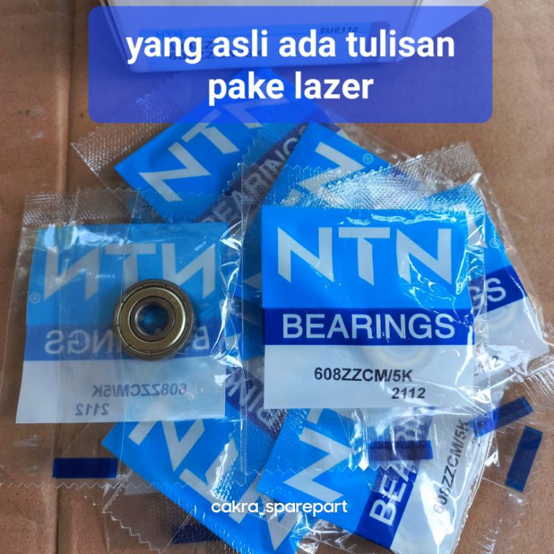 bearing kipas angin 608 original ntn