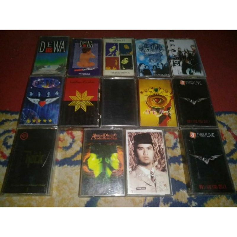 DEWA AHMAD BAND THE ROCK ( di jual paketan) KASET PITA LBUM BAND ROCK INDONESIA