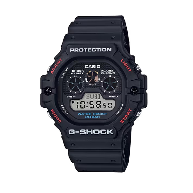 Casio G-Shock DW-5900-1DR Jam Tangan Pria Black Rubber