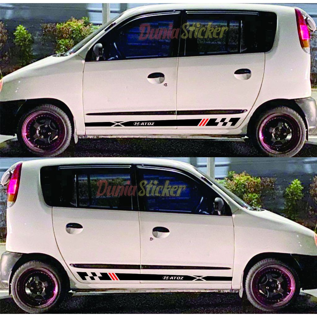 Cutting Stiker Mobil Atoz Striping List Minimalis Mobil Hyundai
