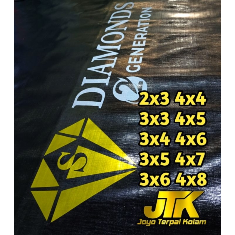 Terpal Plastik A20 KOREA, Terpal Warna Hitam, Tebal Kuat Ukuran 2x3 3x3 3x5 4x4 4x6