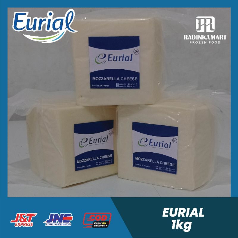 

Eurial Mozarella Cheese 1kg - Keju Mozzarella Eurial exp terbaru