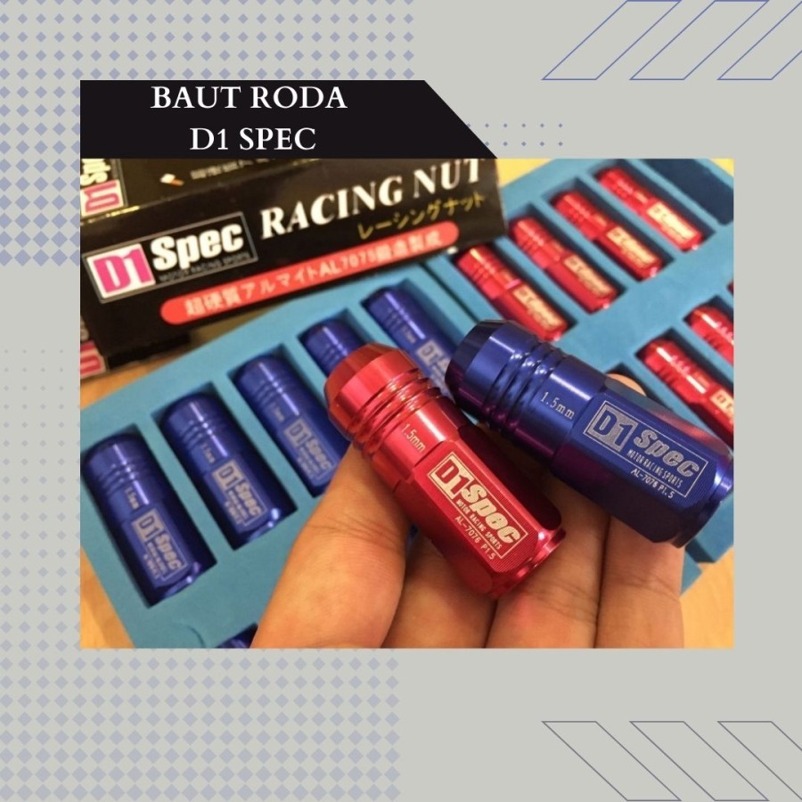 Baut Roda (lugnut) D1 Spec